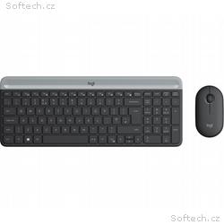 set Logitech slim Wireless MK470 - graphite, US