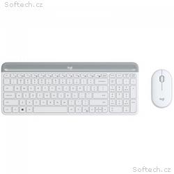 set Logitech slim Wireless MK470 - white, US