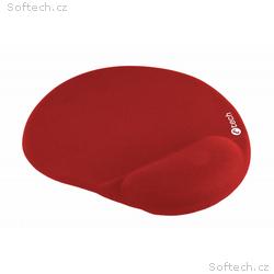 Podložka pod myš gelová C-TECH MPG-03, červená, 24