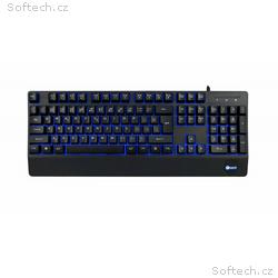 C-TECH KB-104BK, Drátová USB, CZ-SK layout, Černá