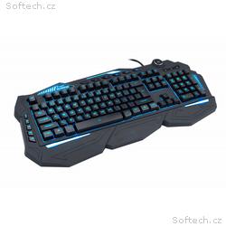 C-TECH Scorpia V2, Drátová USB, CZ-SK layout, Čern