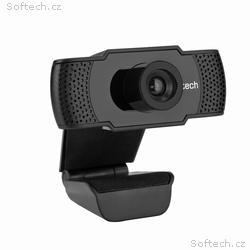 Webkamera C-TECH CAM-07HD, 720P, mikrofon, černá
