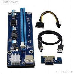 Kabel C-TECH PCI-Express riser RC-PCIEX-01C