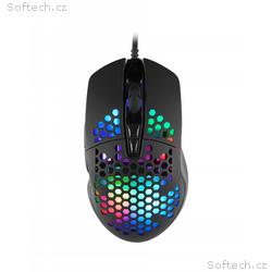 C-TECH Scarab, Herní, Optická, Drátová USB, Černá