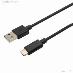 Kabel C-TECH USB 2.0 AM na Type-C kabel (AM, CM), 