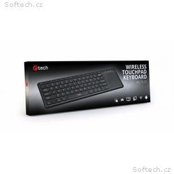 C-TECH WLTK-01, Bezdrátová USB, CZ-SK layout, Čern