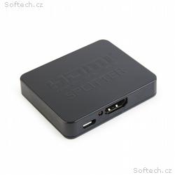 GEMBIRD HDMI splitter, rozbočovač 2 cesty