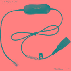 Jabra Smart Cord, QD-RJ10, 0,8m, straight