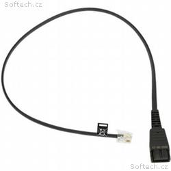 Jabra Cord, QD-RJ10, 0,5m, straight, Siemens