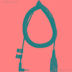 Jabra QD-2,5mm, 0,5-2m, coiled