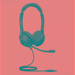 Jabra Evolve2 30, Stereo, USB, Drát, MS, Černá