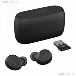 Jabra Evolve2 Buds, Stereo, ANC, USB, BT, Bezdrát,