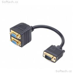 GEMBIRD VGA splitter VGA(M)-> 2xVGA(F) 20cm