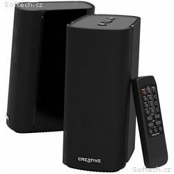 Creative Labs T100 2.0, Stereo, 40W, Černá