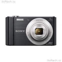 Sony Cyber-Shot DSC-W810 černý,20,1M, 6xOZ, 720p