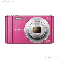Sony Cyber-Shot DSC-W810 růžový,20,1M, 6xOZ, 720p