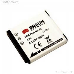 Braun akumulátor FUJI NP-50, PENTAX D-Li68, Kodak 