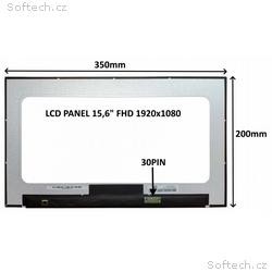 LCD PANEL 15,6" FHD 1920x1080 30PIN MATNÝ IPS, BEZ