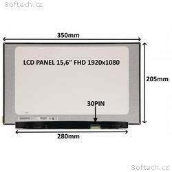 LCD PANEL 15,6" FHD 1920x1080 30PIN MATNÝ IPS, BEZ