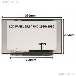 LCD PANEL 15,6" FHD 1920x1080 30PIN MATNÝ IPS, BEZ