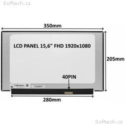 LCD PANEL 15,6" FHD 1920x1080 40PIN MATNÝ IPS 144H