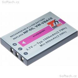 Baterie T6 Power NP-60, KLIC-5000, NP-30, LI-20B, 
