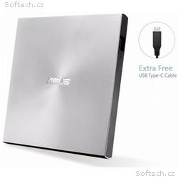 ASUS SDRW-08U9M-U stříbrná ultraslim DRW USB-C, A