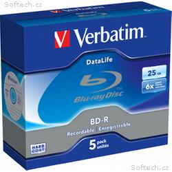 VERBATIM BD-R SL DataLife 25GB, 6x, jewel case 5 k