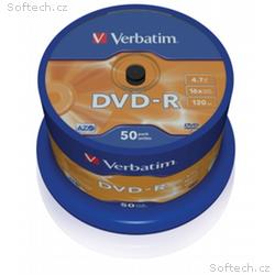 VERBATIM DVD-R AZO 4,7GB, 16x, spindle 50 ks