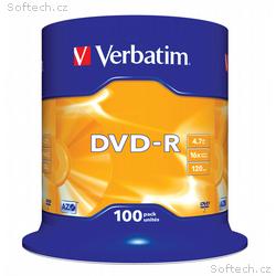 VERBATIM DVD-R(100-Pack)Spindle, General Retail, 1