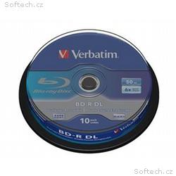 VERBATIM BD-R DL(10-pack)50GB, 6x, spindle