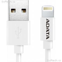 ADATA Lightning kabel MFi 1m bílý