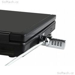 Lankový bezpečnostní zámek na kód pro notebook Nat