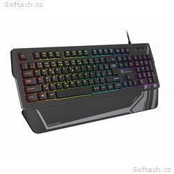 Genesis herní klávesnice RHOD 350, RGB, Drátová US
