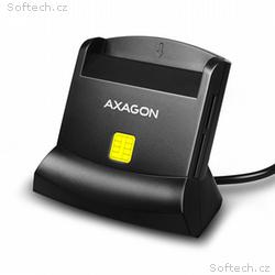 AXAGON CRE-SM2, USB-A StandReader 4-slot čtečka Sm