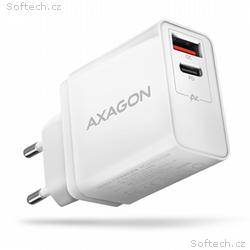 AXAGON ACU-PQ22W, PD & QC nabíječka do sítě 22W, 2