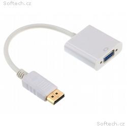 Gembird adaptér DisplayPort - VGA, M, F, white