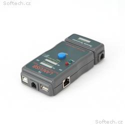 GEMBIRD Eth kabel tester NCT-2 - RJ11-12, USB
