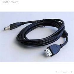 Kabel USB A-A 1,8m 2.0 prodl. HQ s ferrit. jádrem