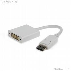 Kabel Gembird red. Displayport na DVI, M, F, bílá