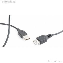 Gembird USB 2.0 extension cable, 0.75 m, black