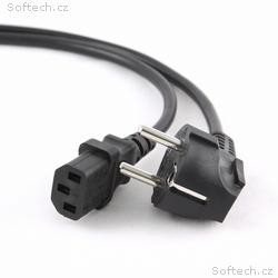 Kabel CABLEXPERT síťový 1,8m 220, 230V napájecí, V