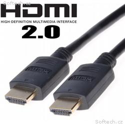 PremiumCord HDMI 2.0b High Speed + Ethernet kabel,
