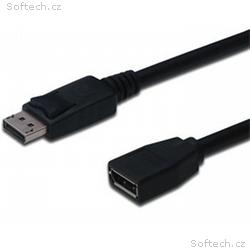 PremiumCord DisplayPort prodlužovací kabel M, F 2m