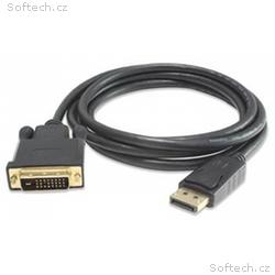 PremiumCord DisplayPort na DVI kabel 1m, stín. M, 