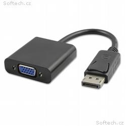PremiumCord DisplayPort - VGA M, F, 15cm