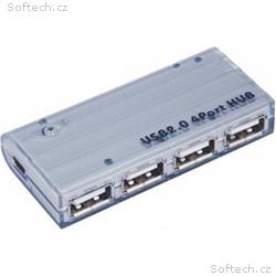 PremiumCord USB 2.0 HUB 4-portový s napájecím adap