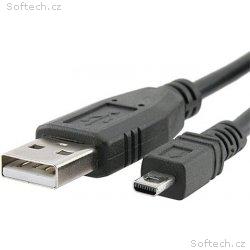 PremiumCord Kabel USB, A-B mini, 8pinů, 2m Sanyo, 