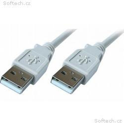 PremiumCord USB 2.0 A-A M, M 5m propojovací kabel