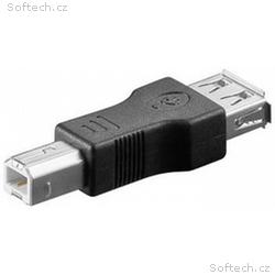 PremiumCord USB redukce A-B, Female, Male